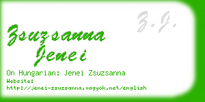 zsuzsanna jenei business card